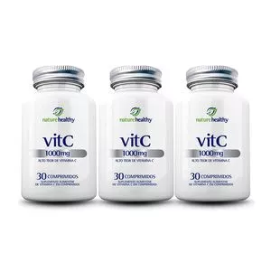 Kit Vitamina C 1000mg<BR>- 3 Unidades