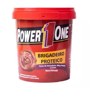 Pasta De Amendoim Proteico<BR>- Brigadeiro<BR>- 500g<BR>- Power One
