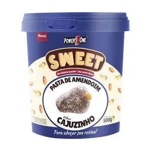 Pasta De Amendoim Sweet<BR>- Cajuzinho<BR>- 500g<BR>- Power One