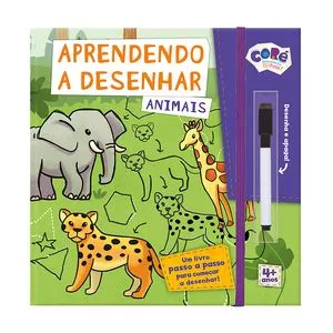 Livro De Atividades Aquacolor - Animais<BR>- Roxo & Branco<BR>- 22,5x23x2,5cm<BR>- Toyster