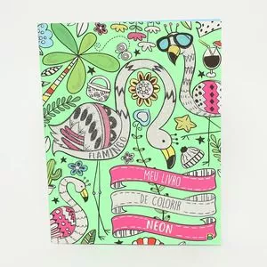 Meu Livro De Colorir Neon: Flamingo<BR>- BAP Educare Pvt. Ltd.<BR>- Happy Books