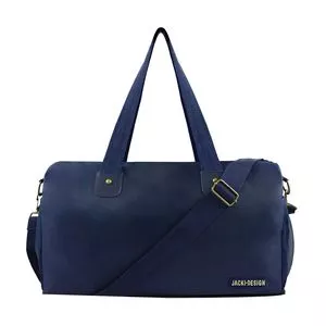 Bolsa De Viagem<BR>- Azul Marinho<BR>- 25,5x43x17,5cm<BR>- Jacki Design
