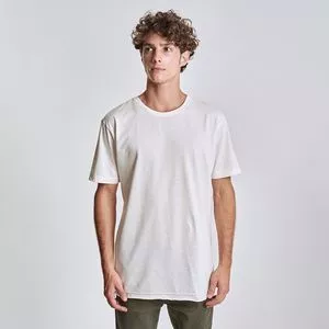 Camiseta Básica<BR>- Off White<BR>- Austral