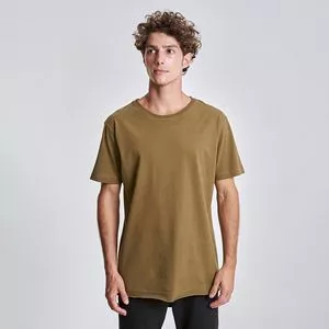 Camiseta Básica<BR>- Verde Militar<BR>- Austral