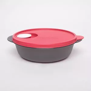 Tupperware® Cristalwave<BR>- Vermelha & Preta<BR>- 1L<BR>- Tupperware