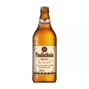 Cerveja Paulistânia Clara Lager<BR>- Brasil, São Paulo<BR>- 600ml<BR>- Bier Wein