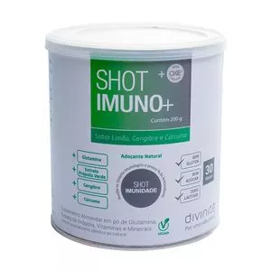 Shot Imuno +<BR>- Limão, Gengibre & Cúrcuma<BR>- 200g<BR>- Divinitè Nutricosméticos