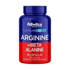 Cleanlab Argenine Beta Alanine<BR>- 90 Cápsulas<BR>- Atlhetica Nutrition