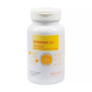 Vitamina D3 2000 UI<BR>- 30 Cápsulas<BR>- Divinitè Nutricosméticos