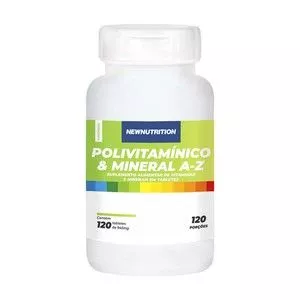 Polivitamínico & Mineral A-Z<BR>- 120 Tabletes<BR>- New Nutrition