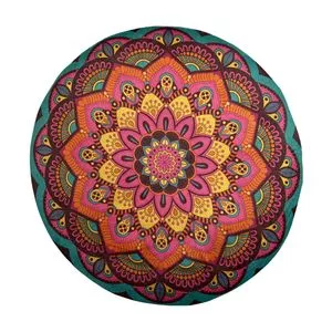 Mandala Decorativa<BR>- Rosa & Laranja<BR>- 2xØ30cm<BR>- Gili Store