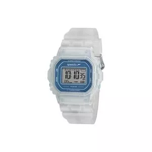 Relógio Digital 11026L0EVNP1<BR>- Cinza Claro & Azul