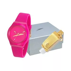 Relógio Analógico 15027L0EKNV2K1<BR>- Pink & Roxo