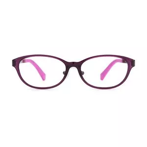 Armação Retangular Para Óculos De Grau<BR>- Rosa Escuro & Pink<BR>- Polaroid