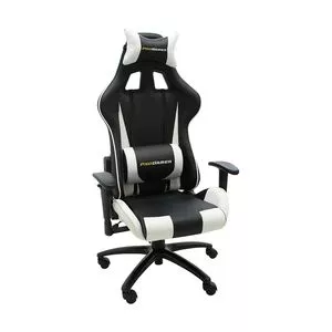 Cadeira Pro Gamer V2<BR>- Preta & Branca<BR>- 139x67x52cm<BR>- Rivatti