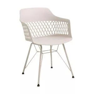 Cadeira Mariana<BR>- Areia<BR>- 80,5x57x57cm<BR>- Rivatti