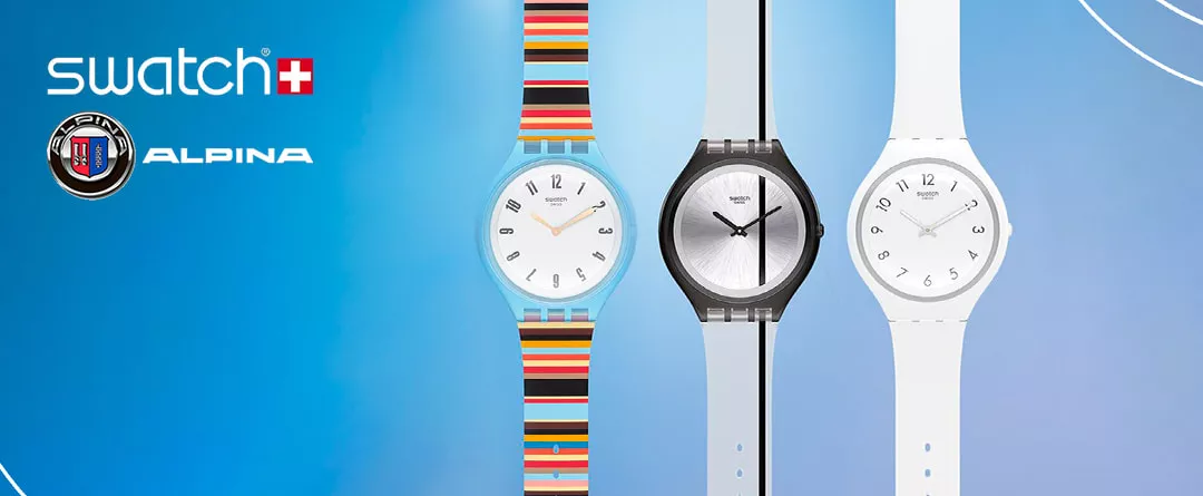 Swatch, Alpina & Bomberg Relógios