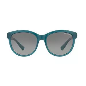 Óculos De Sol Arredondado<BR>- Verde & Preto<BR>- Armani Exchange