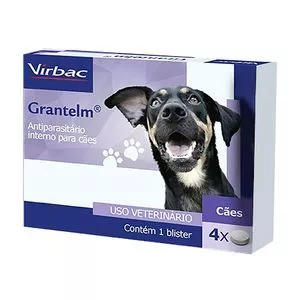 Grantelm®<BR>- Uso Oral<BR>- 4 Comprimidos<BR>- Vetline