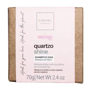 Shampoo Em Barra Quartzo Shine By Boca Rosa<BR>- 70g<BR>- Cadiveu