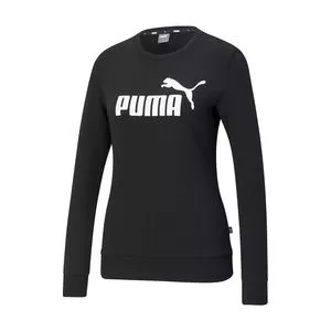 Blusão Em Moletinho Puma®<BR>- Preto & Branco
