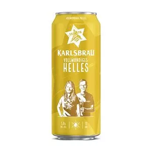 Cerveja Karlsbrau Helles<BR>- Alemanha, Homburg<BR>- 500ml<BR>- Karlsbrau