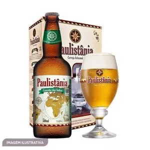 Kit De Cerveja Paulistânica Curinga Caminho Das Índias Session India Pale Ale Com Taça<br /> - Brasil<br /> - 500ml