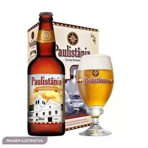 Kit De Cerveja Paulistânica Curinga Pátio Do Colégio Belgian Triple Com Taça<br /> - Brasil<br /> - 500ml