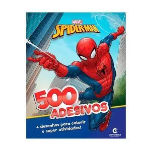 500 Adesivos Homem-Aranha<BR>- Editora Culturama