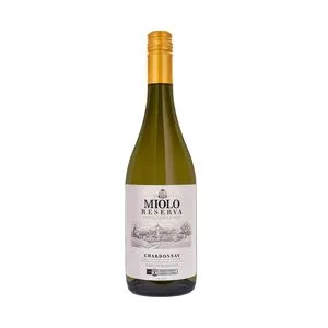 Vinho Fino Branco Seco Reserva<BR>- Chardonnay<BR>- Brasil, Campanha Meridional<BR>- 750ml<BR>- Miolo