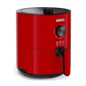 Fritadeira Airfry Ultra<BR>- Vermelha & Preta<BR>- 4,5L<BR>- 127V<BR>- 1620W<BR>- Arno