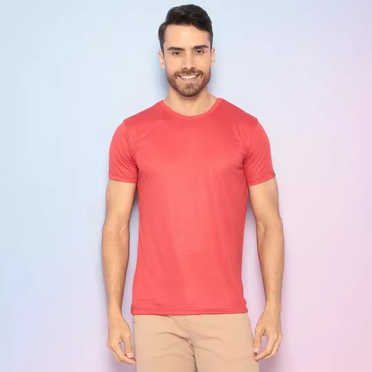 Camiseta Básica- Vermelha