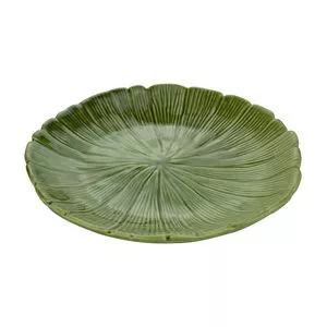 Folha Decorativa Leaf<BR>- Verde Escuro<BR>- 3xØ19,5cm<BR>- Lyor