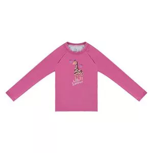 Blusa Girafa<BR>- Pink & Laranja