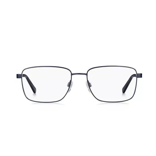 Armação Retangular Para Óculos De Grau- Azul Marinho- Pierre Cardin
