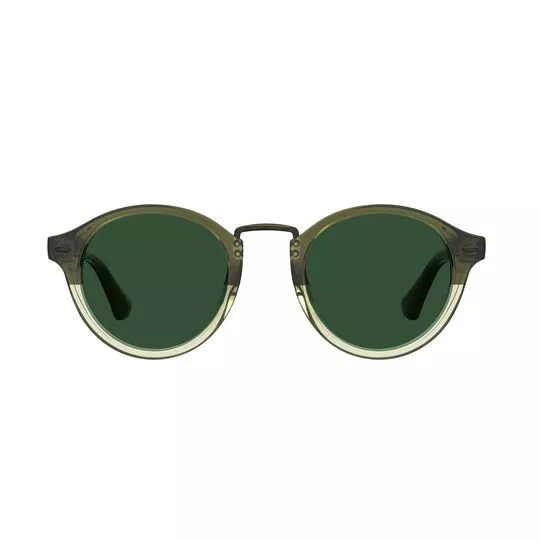 Óculos De Sol Redondo- Verde & Verde Militar- Havaianas