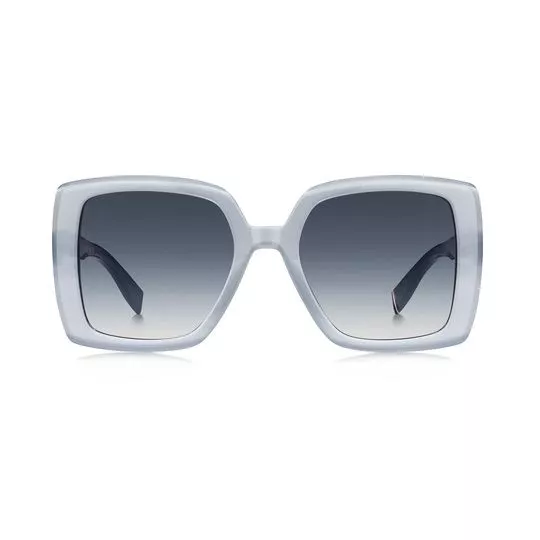 Óculos De Sol Quadrado- Azul Claro & Azul Escuro- Tommy Hilfiger