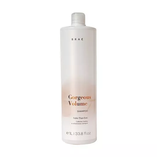 Shampoo Gorgeous Volume- 1000ml- Braé Hair Care