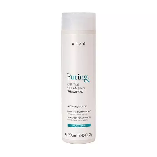 Shampoo Limpeza & Controle De Oleosidade Puring- 250ml- Braé Hair Care
