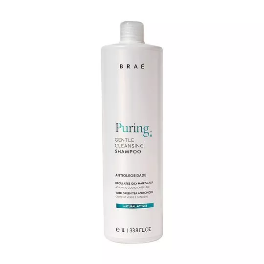 Shampoo Limpeza & Controle De Oleosidade Puring- 1000ml- Braé Hair Care