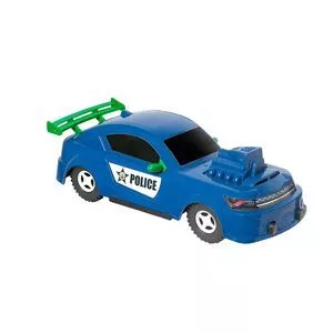 Carrinho Federal<BR>- Azul & Verde<BR>- 11x10x28cm<BR>- Kendy Brinquedos