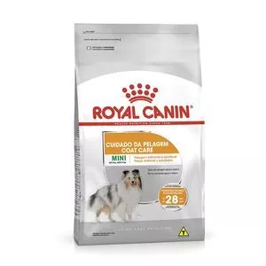 Ração Mini Coat Care<br /> - 2,5Kg<br /> - Royal Canin