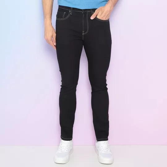 Calça Jeans Skinny Lisa- Preta