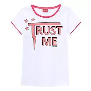 Blusa Trust Me<BR>- Branca & Rosa