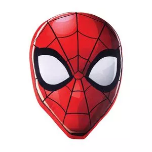 Almofada Spider Man®<BR>- Vermelha & Preta<BR>- 40x28cm