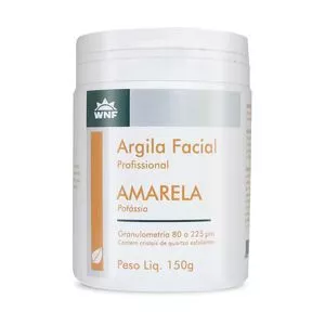 Argila Facial <BR>- Amarela<BR>- 150g<BR>- WNF