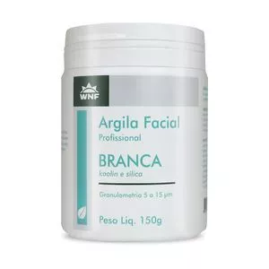 Argila Facial <BR>- Branca<BR>- 150g<BR>- WNF