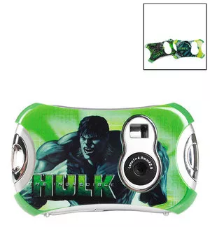 Kit Câmera Digital Hulk - Cinza & Verde - 4pçs