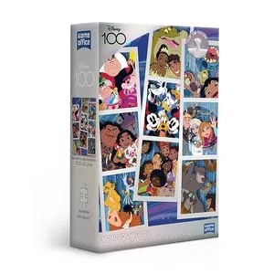 Quebra-Cabeça Momentos Mágicos Disney® 100 Anos<BR>- Cinza & Roxo<BR>- 500Pçs