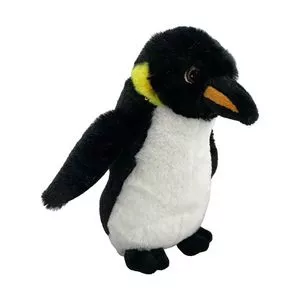 Pinguim De Pelúcia<BR>- Preto & Branco<BR>- 44x29x21cm<BR>- New Toys